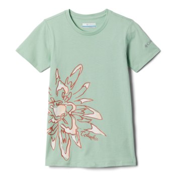 Columbia Peak Point, Camiseta Verde Menta Para Niña | 905426-PQH